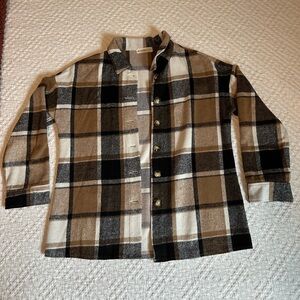 Oversized Flannel Shirt